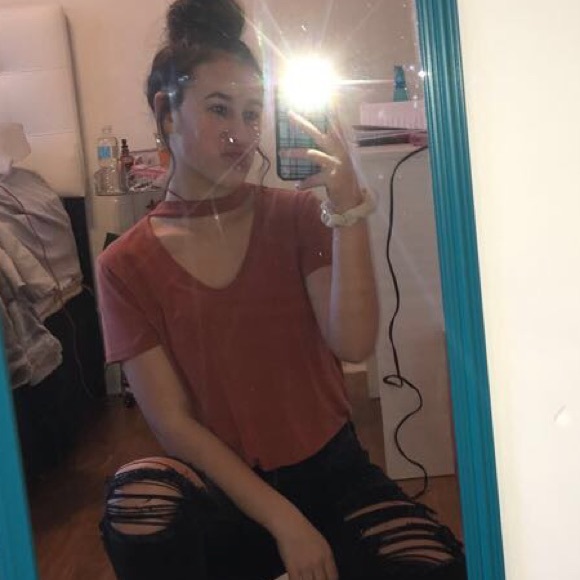 burnt orange shirt - Picture 2 of 6